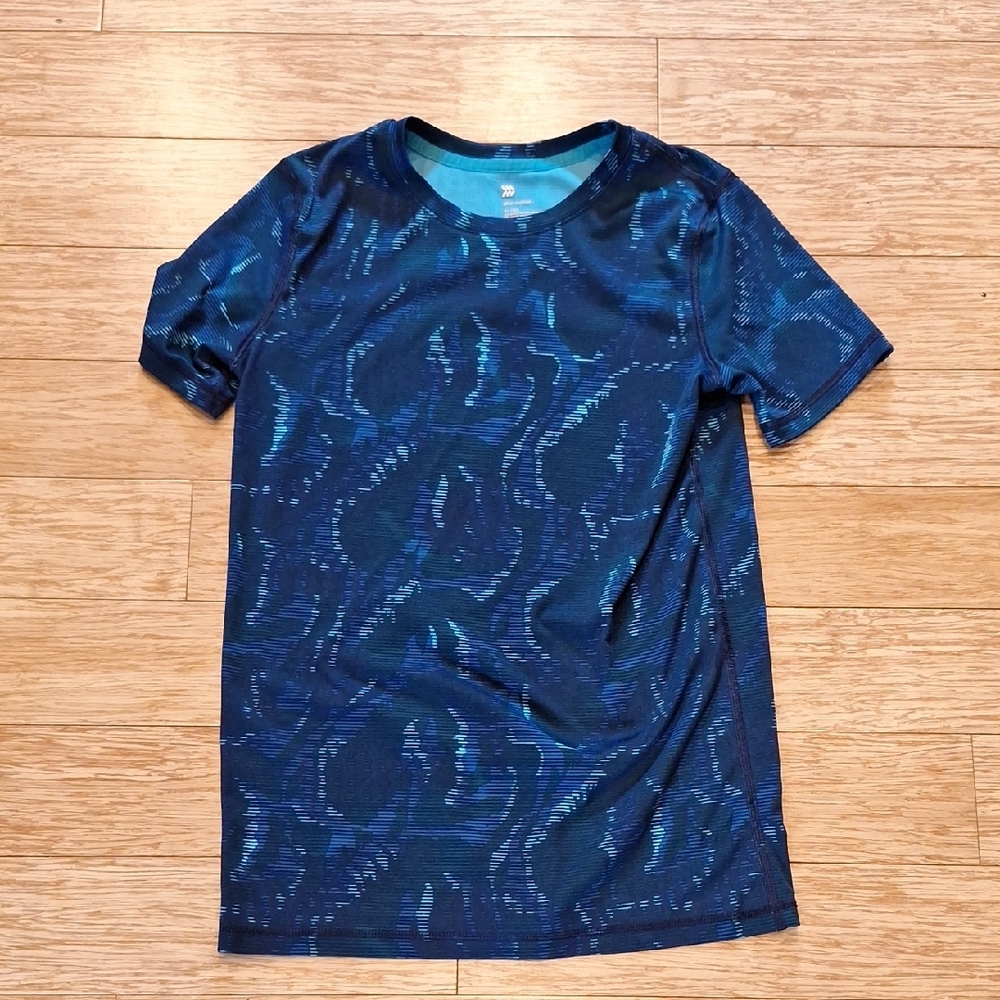 Blue Patterned T-Shirt